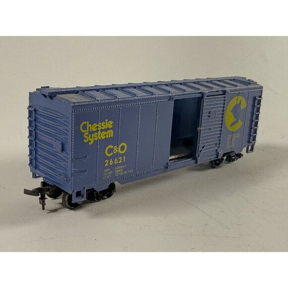 HO Scale Freight Train Cars Vintage Linde Boxcar & Ponderosa Lumber Flatcar - Picture 12 of 15